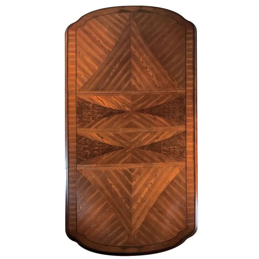 Dresden Cherry Oak Finish Dining Table Default -DTYStore