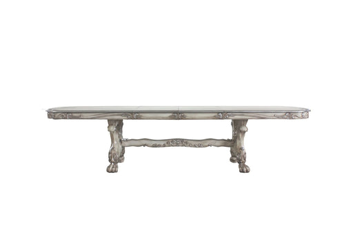 Dresden Vintage Bone White Finish Dining Table Default -DTYStore