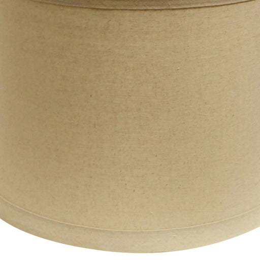 Drum No Hug with 1' Trim Softback Lampshade with Washer Fitter, Dune Default -DTYStore