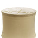 Drum No Hug with 1' Trim Softback Lampshade with Washer Fitter, Dune Default -DTYStore