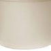 Drum No Hug with 1' Trim Softback Lampshade with Washer Fitter, Snow Default -DTYStore