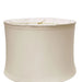 Drum No Hug with 1' Trim Softback Lampshade with Washer Fitter, Snow Default -DTYStore