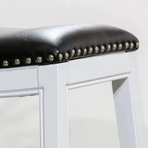 Durango Bonded Leather Saddle Stool, 24" Counter Stool or 30" Bar Stool -DTYStore