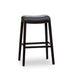 Durango Bonded Leather Saddle Stool, 24" Counter Stool or 30" Bar Stool 30" Bar Height Espresso Black Leather -DTYStore