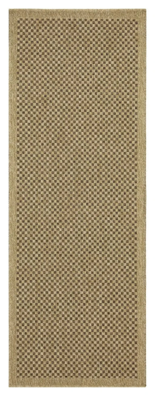 Earth GC_NTL1005 Jute/Mocha 5 ft. 3 in. x 7 ft. 3 in. Indoor/Outdoor Area Rug Default -DTYStore