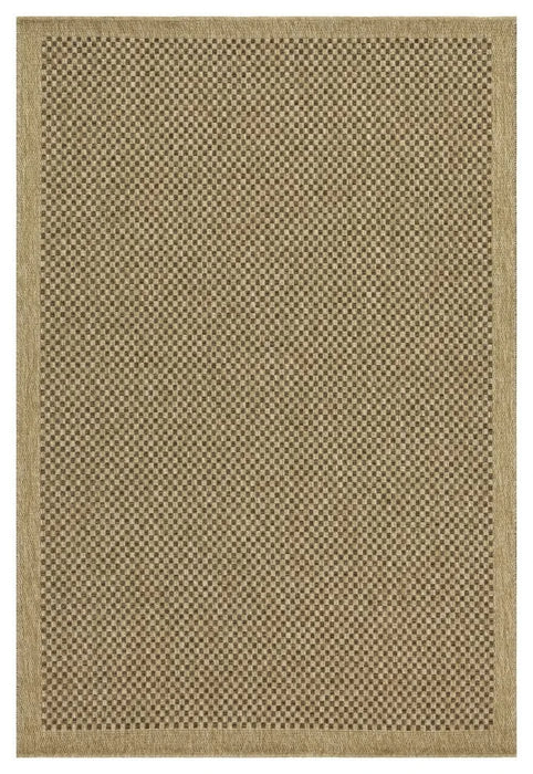 Earth GC_NTL1005 Jute/Mocha 7 ft. 10 in. x 10 ft. 3 in. Indoor/Outdoor Area Rug Default -DTYStore