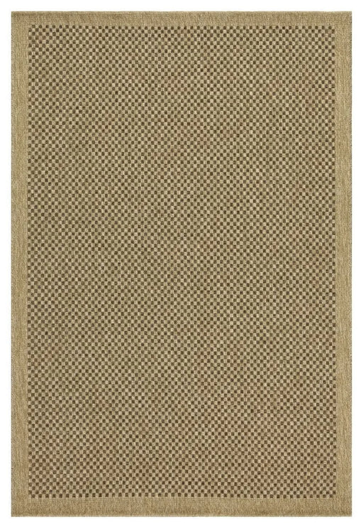 Earth GC_NTL1005 Jute/Mocha 7 ft. 10 in. x 10 ft. 3 in. Indoor/Outdoor Area Rug Default -DTYStore