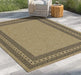 Earth GC_NTL1006 Jute/Black 7 ft. 10 in. x 10 ft. 3 in. Indoor/Outdoor Area Rug Default -DTYStore