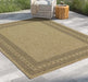 Earth GC_NTL1007 Jute/Mocha 7 ft. 10 in. x 10 ft. 3 in. Indoor/Outdoor Area Rug Default -DTYStore