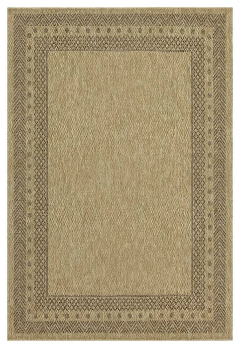 Earth GC_NTL1007 Jute/Mocha 7 ft. 10 in. x 10 ft. 3 in. Indoor/Outdoor Area Rug Default -DTYStore