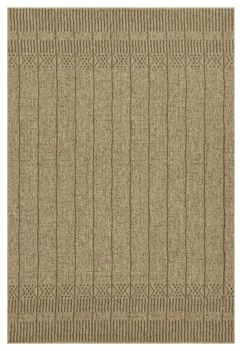 Earth GC_NTL1009 Jute/Mocha 7 ft. 10 in. x 10 ft. 3 in. Indoor/Outdoor Area Rug Default -DTYStore