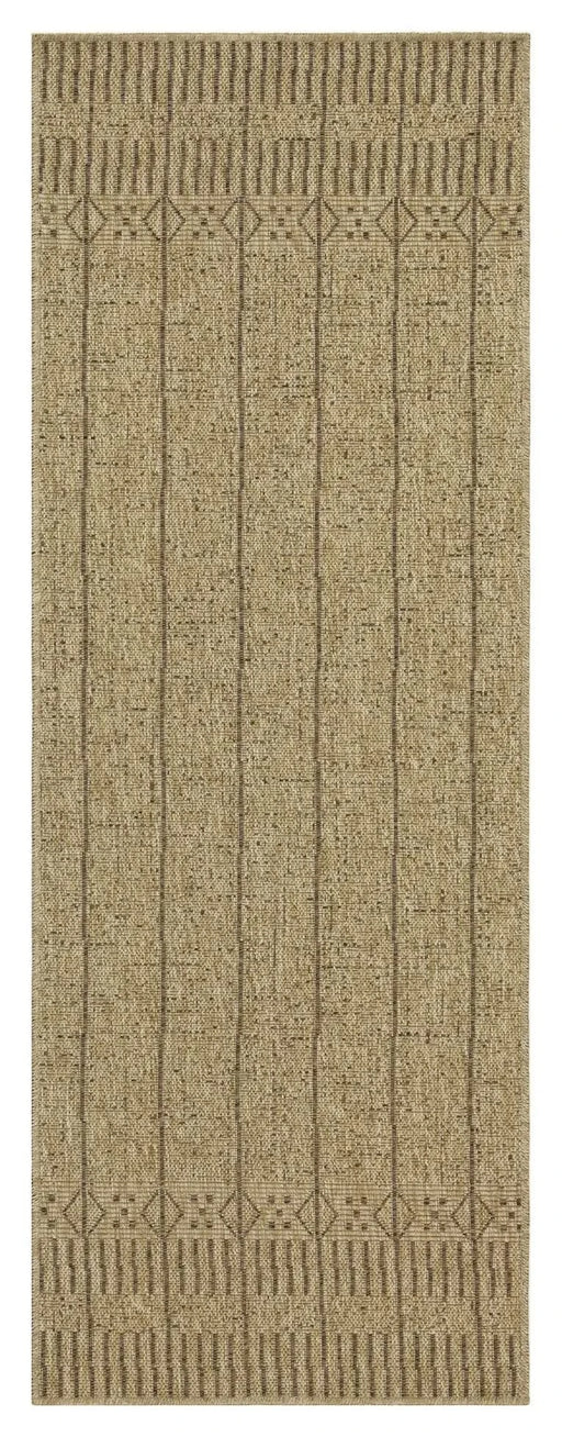 Earth GC_NTL1009 Jute/Mocha 7 ft. 10 in. x 10 ft. 3 in. Indoor/Outdoor Area Rug Default -DTYStore