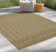 Earth GC_NTL1009 Jute/Mocha 7 ft. 10 in. x 10 ft. 3 in. Indoor/Outdoor Area Rug Default -DTYStore