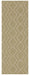 Earth GC_NTL1011 Jute/White 7 ft. 10 in. x 10 ft. 3 in. Indoor/Outdoor Area Rug Default -DTYStore