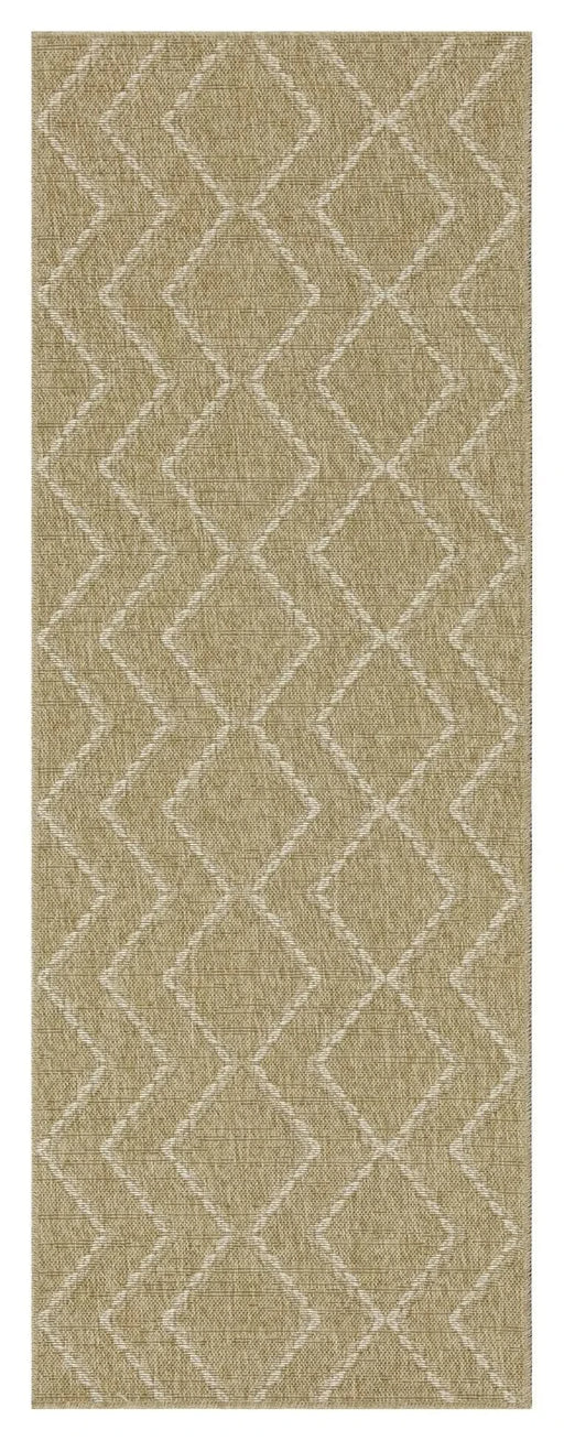 Earth GC_NTL1011 Jute/White 7 ft. 10 in. x 10 ft. 3 in. Indoor/Outdoor Area Rug Default -DTYStore