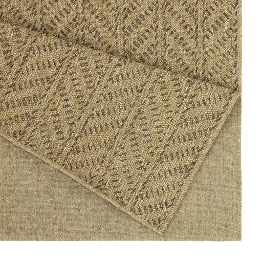 Earth GC_NTL1013 Jute/Mocha 5 ft. 3 in. x 7 ft. 3 in. Indoor/Outdoor Area Rug Default -DTYStore