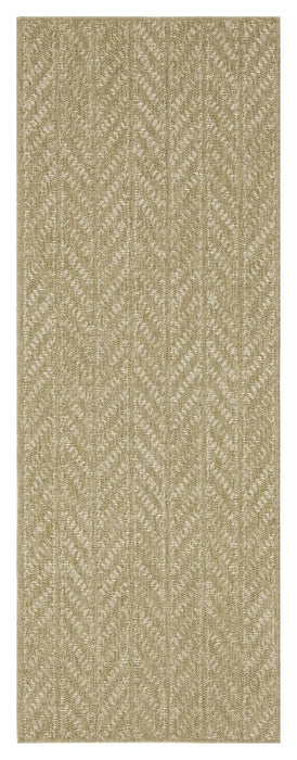 Earth GC_NTL1014 Jute/White 7 ft. 10 in. x 10 ft. 3 in. Indoor/Outdoor Area Rug Default -DTYStore
