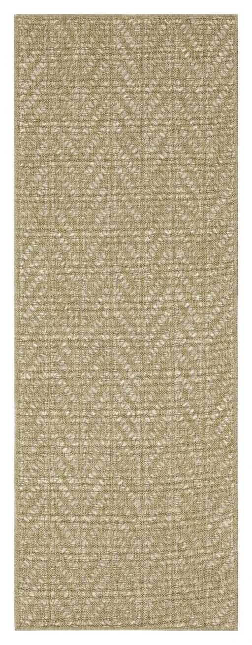 Earth GC_NTL1014 Jute/White 7 ft. 10 in. x 10 ft. 3 in. Indoor/Outdoor Area Rug Default -DTYStore