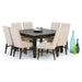 Eastwood Square Dining Table in Java Brown Default -DTYStore