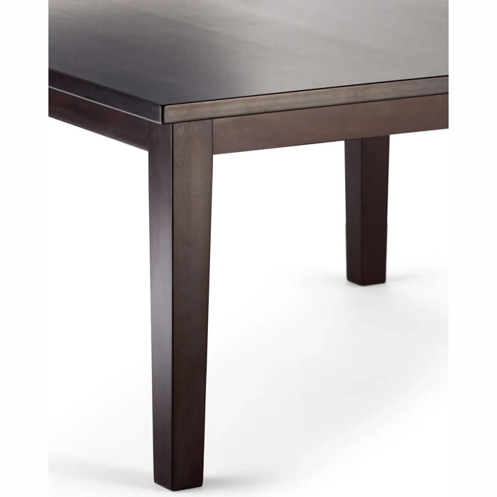 Eastwood Square Dining Table in Java Brown Default -DTYStore