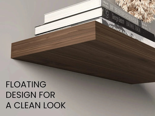 Ecco 31.5' Wide Floating Shelves Set Of 2, Shelves For Wall Decor For Bedroom, Bathroom Storage Shelves, Book Shelves For Living Room Default -DTYStore