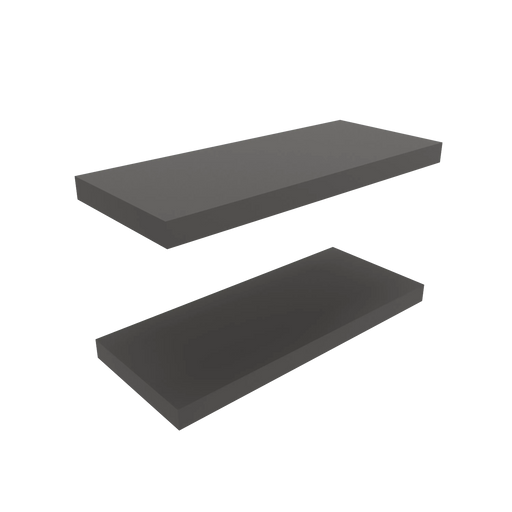 Ecco 31.5' Wide Floating Shelves Set of 2, Shelves for Wall Decor for Bedroom, Bathroom Storage Shelves, Book Shelves for Living Room Default -DTYStore