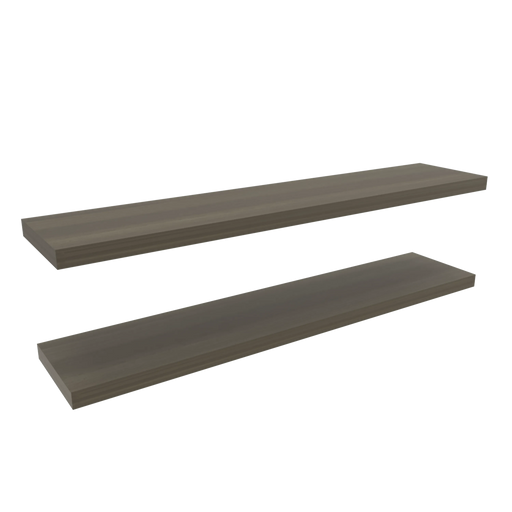 Ecco 47' Wide Floating Shelves Set Of 2, Shelves For Wall Decor For Bedroom, Bathroom Storage Shelves, Book Shelves For Living Room, Olive Default -DTYStore