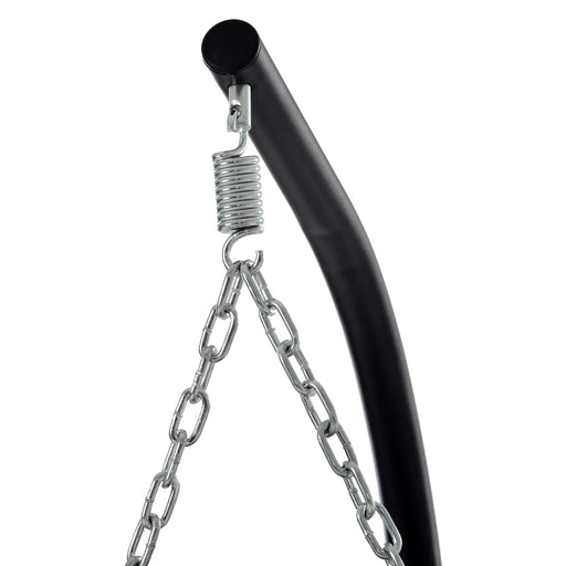 Egg Chair with Stand Indoor Outdoor Swing Chair Patio Wicker Hanging Egg Chair Hanging Basket Chair Hammock Chair with Stand for Bedroom Living Room Balcony Default -DTYStore