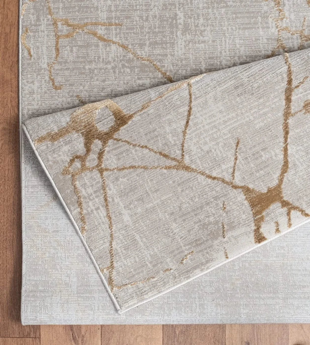 Elegance GC_CNC6004 Gold 7 ft. 10 in. x 10 ft. 3 in. Area Rug Default -DTYStore