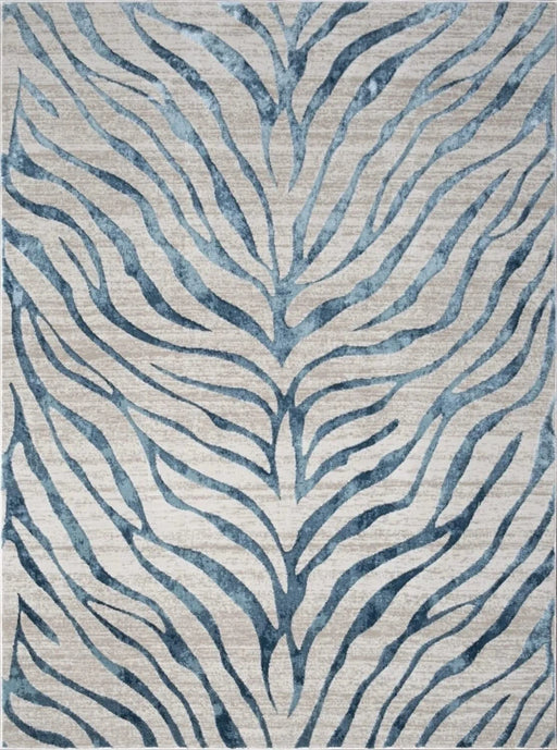 Elegance GC_CNC6006 Blue 5 ft. 3 in. x 7 ft. 3 in. Area Rug Default -DTYStore