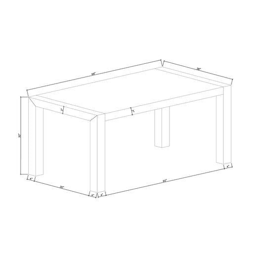 Elegant Black Dining Table with Faux Marble Top and (4) Charcoal Padded Chairs Default -DTYStore