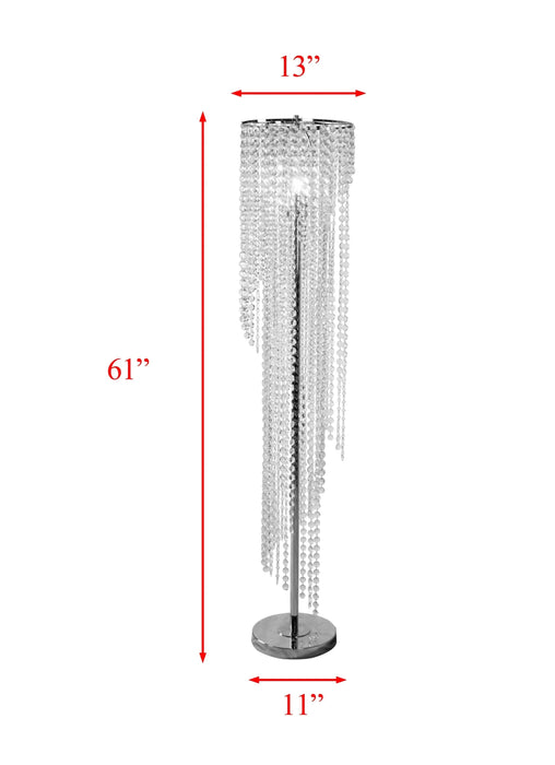 Elegant Crystal Floor Lamp Default -DTYStore