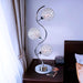 Elegant Crystal Globe Table Lamp – Triple Light Design Default -DTYStore