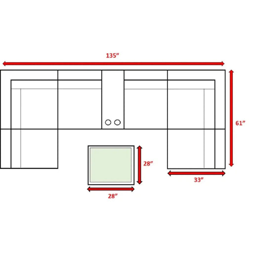 Elegant Fully Assembled 4-Person Wicker Patio Seating Set with Cushions and Glass-Top Table Default -DTYStore