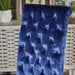 Elegant George Hi-Back KD Dining Chair Set of 2 with Tufted Velvet in Navy Blue Default -DTYStore