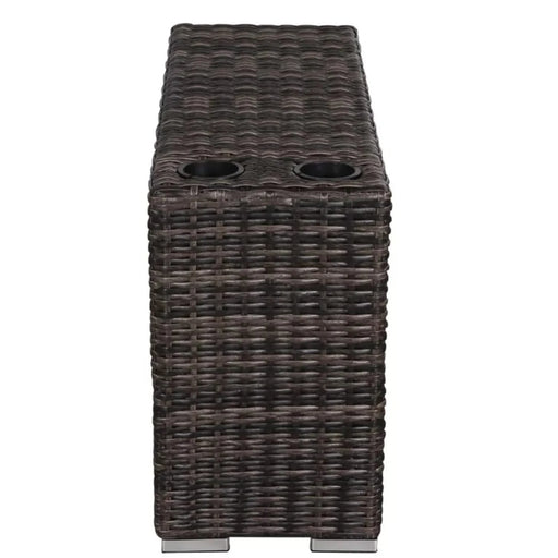 Elegant Outdoor 8-Person Seating Group with Cushions, Espresso Wicker, 130 inch Default -DTYStore