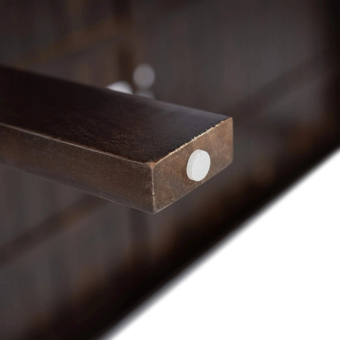 Elegant Patio Dining Set with Removable Cushions in Dark Brown Acacia Wood for Outdoor Spaces Default -DTYStore