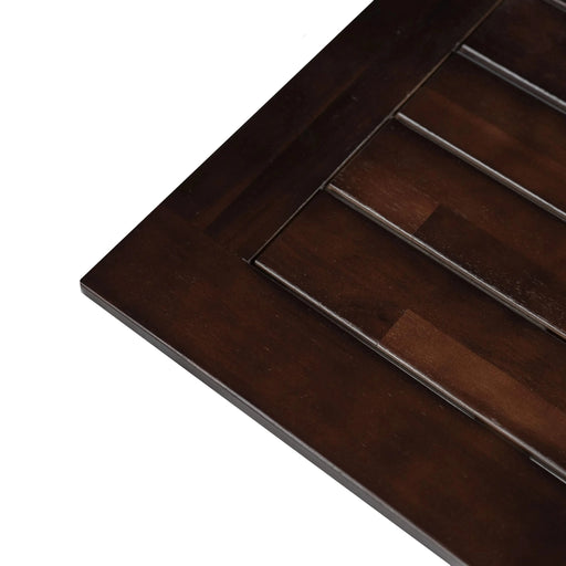 Elegant Patio Dining Set with Removable Cushions in Dark Brown Acacia Wood for Outdoor Spaces Default -DTYStore