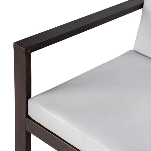 Elegant Patio Dining Set with Removable Cushions in Dark Brown Acacia Wood for Outdoor Spaces Default -DTYStore