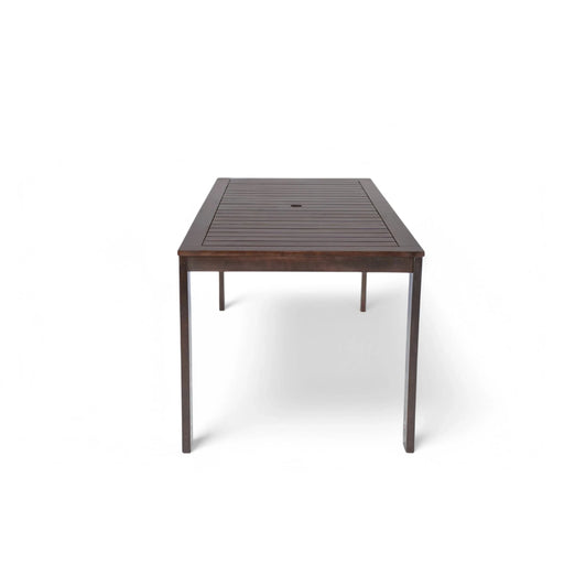 Elegant Patio Dining Set with Removable Cushions in Dark Brown Acacia Wood for Outdoor Spaces Default -DTYStore