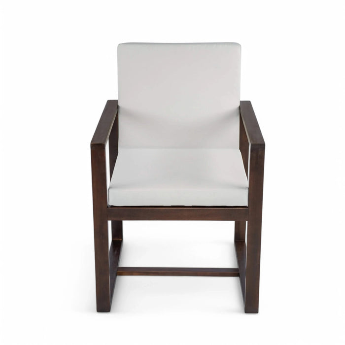 Elegant Patio Dining Set with Removable Cushions in Dark Brown Acacia Wood for Outdoor Spaces Default -DTYStore