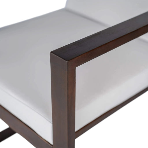 Elegant Patio Dining Set with Removable Cushions in Dark Brown Acacia Wood for Outdoor Spaces Default -DTYStore