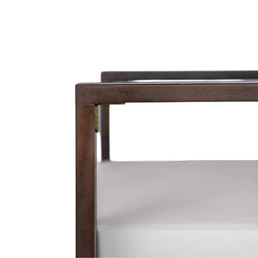 Elegant Patio Dining Set with Removable Cushions in Dark Brown Acacia Wood for Outdoor Spaces Default -DTYStore