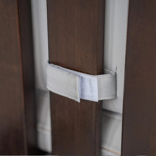 Elegant Patio Dining Set with Removable Cushions in Dark Brown Acacia Wood for Outdoor Spaces Default -DTYStore