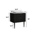Elena 30 Modern Bathroom Vanity with Sink, Black Luxury Bathroom Vanity with Ample Storage, 2 Soft Close Drawers, 2 in 1 Floating or Freestanding Design, Pre-Assembled Default -DTYStore