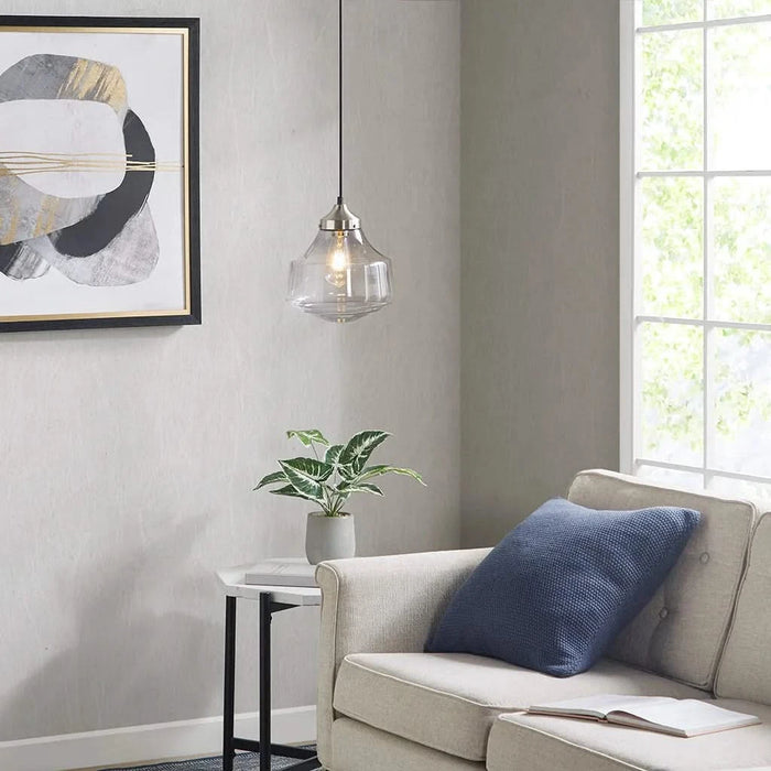 Elm Bell-Shaped Glass Pendant Default -DTYStore