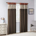 Embroidered Curtain Panel Default -DTYStore