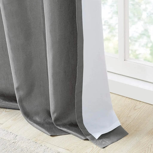 Embroidered Curtain Panel Default -DTYStore