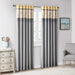 Embroidered Curtain Panel Default -DTYStore