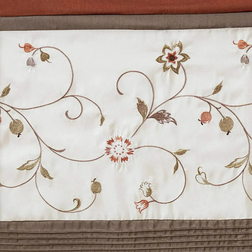 Embroidered Curtain Panel Default -DTYStore